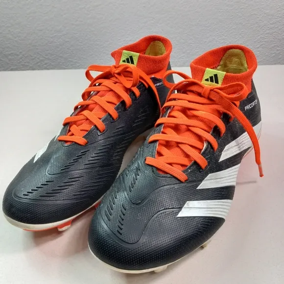 Adidas 7 Predator Elite Ankle Sock Laced Look Boys Soccer Cleats