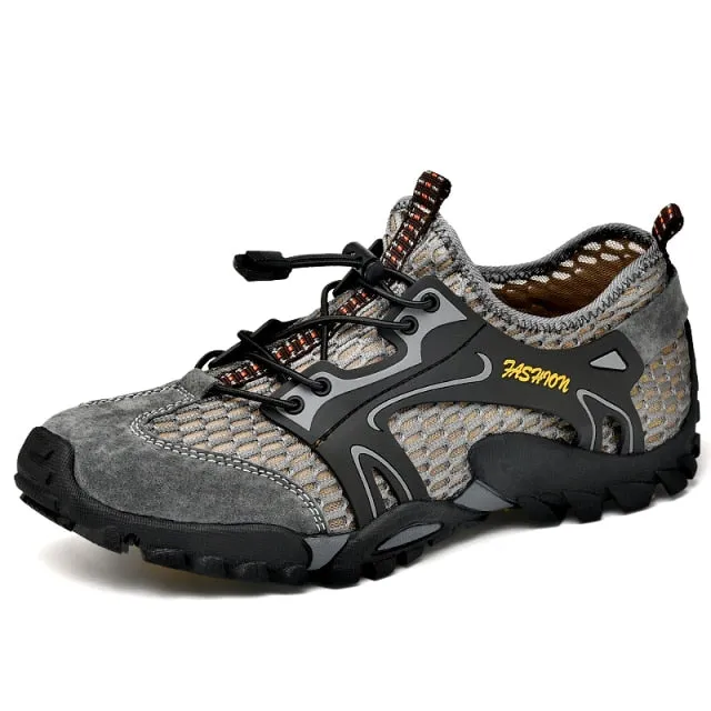 Aqua Shoes Trekking Hiking Shoes Breathable Elastic Quick Dry Sneakers