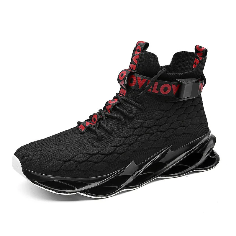 High top basketball shoes