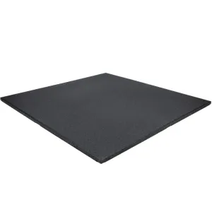 Hit Fitness Flat Connect Gym Flooring | 1m x 1m x 20mm | Black