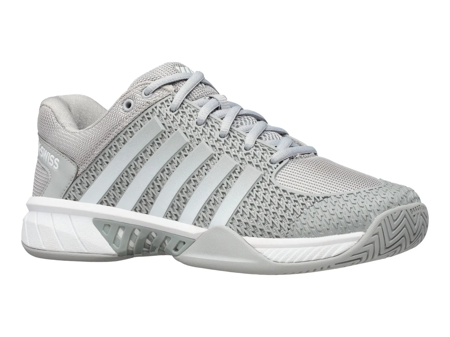 K-Swiss Womens Express Light Pickleball Tennis Shoes in Highrise/White