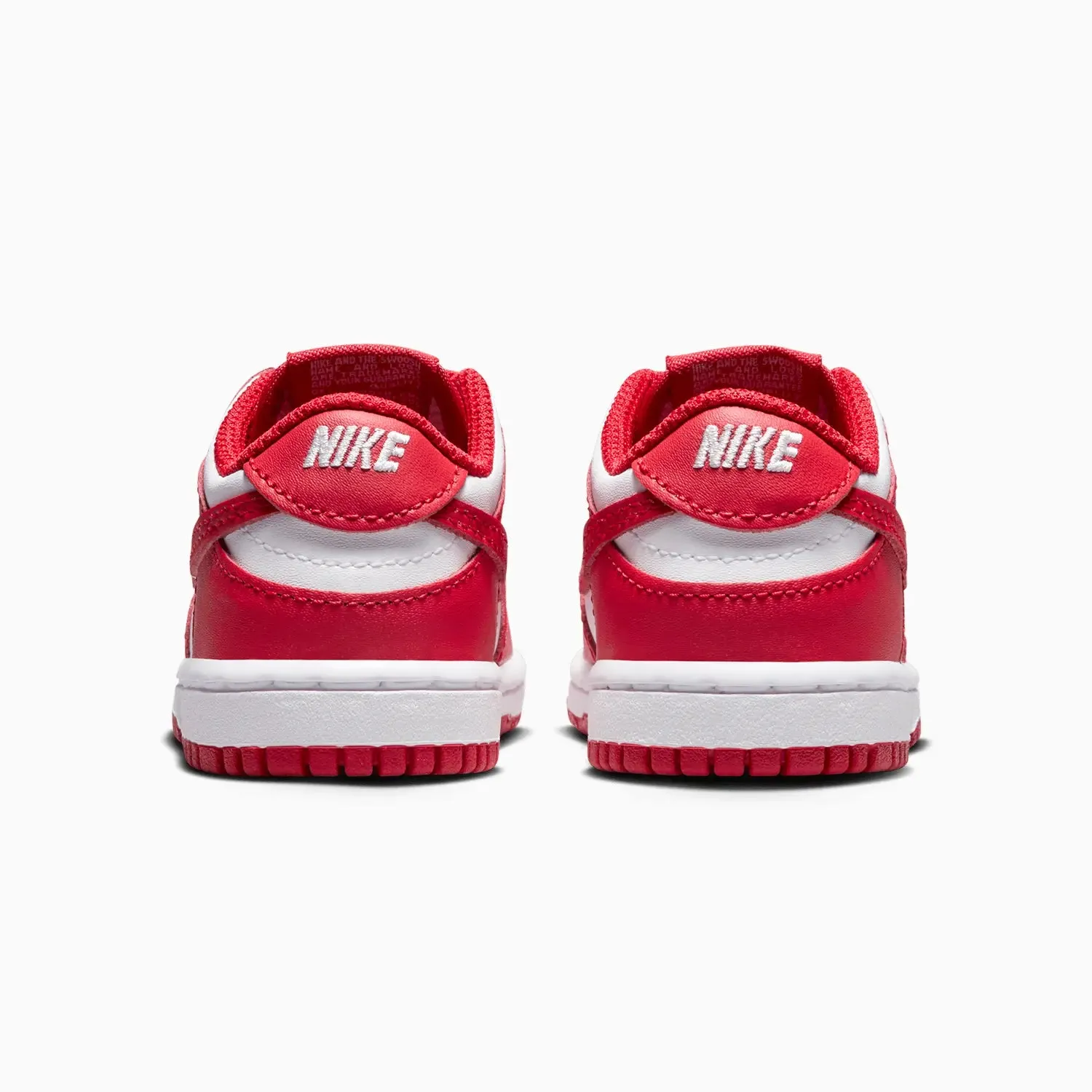 Kid's Dunk Low "White University Red" Toddlers