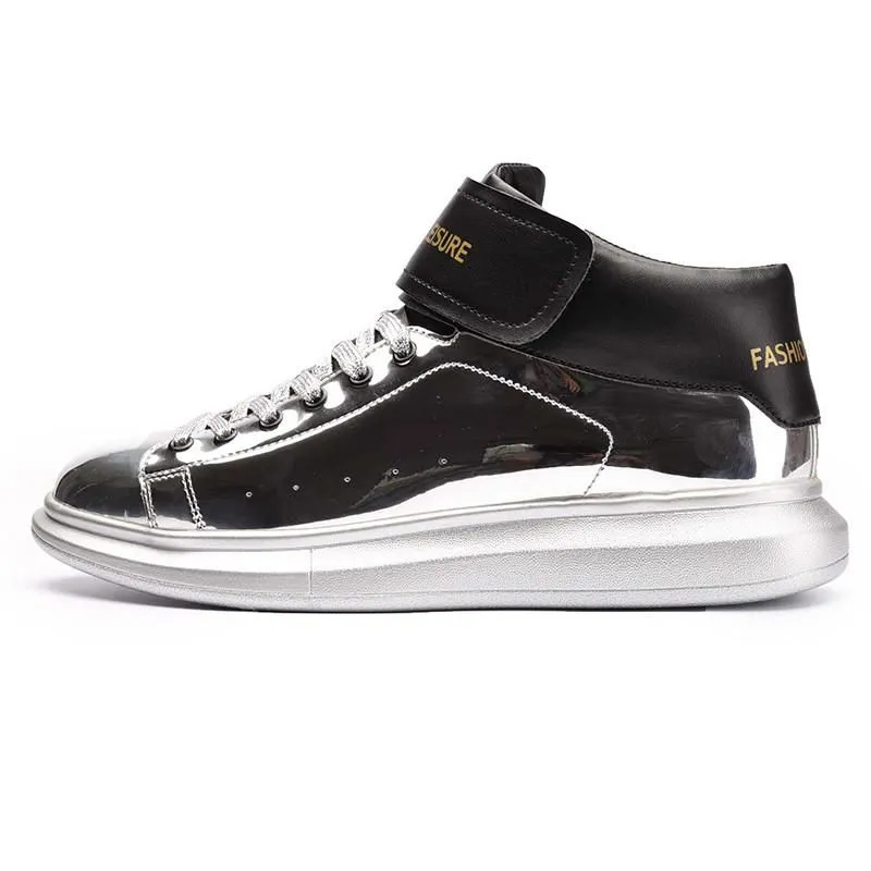 Men's Leather Leisure High Tops