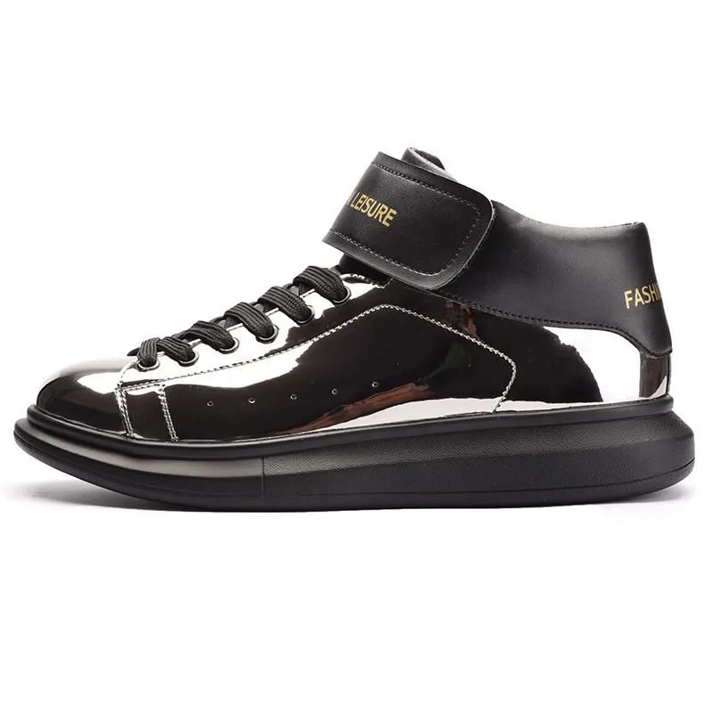 Men's Leather Leisure High Tops