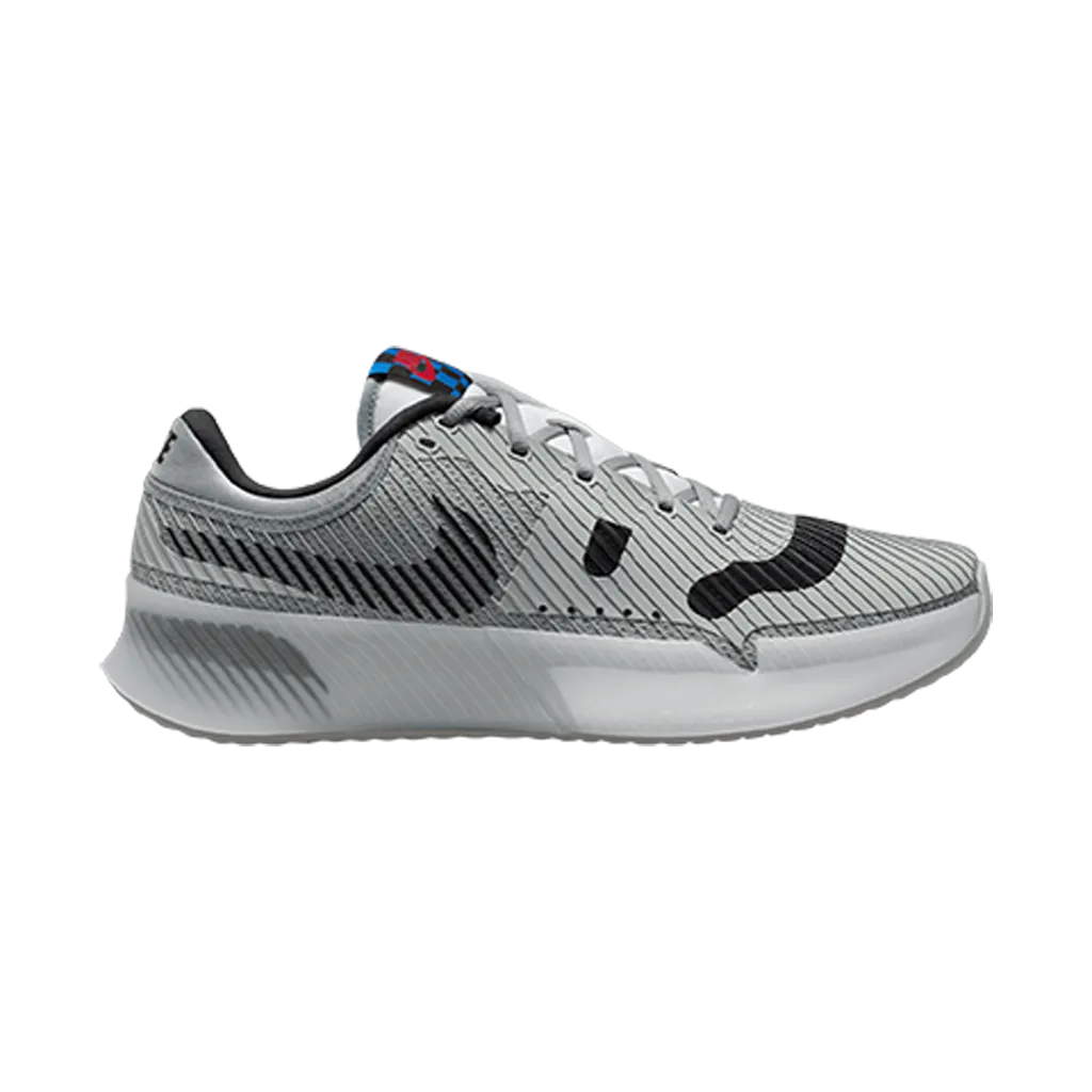 Nike Court Men's Air Zoom Vapor 11 Mac Attack Shoes in Smoke Grey/Black-White-Signal Blue