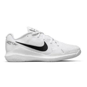NikeCourt Junior Vapor Pro White/Black Tennis Shoes