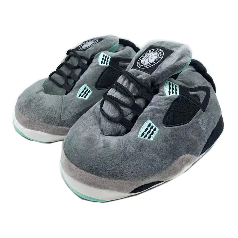 Oversized "Basketball” House Slippers